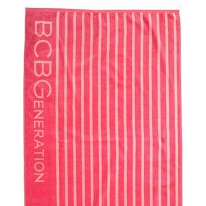 BCBG | Woven Cabana Striped Beach Towel